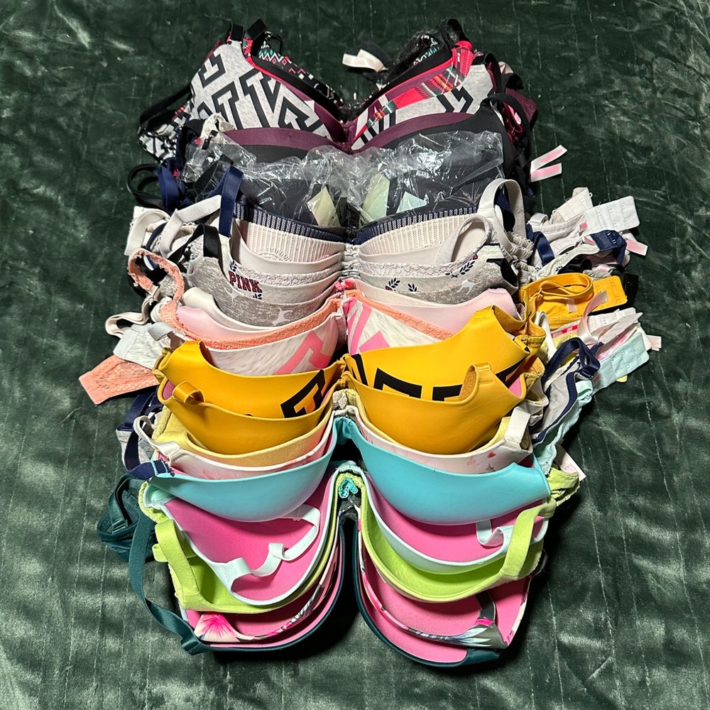 Victoria’s Secret PINK Bras 36DD Bundle